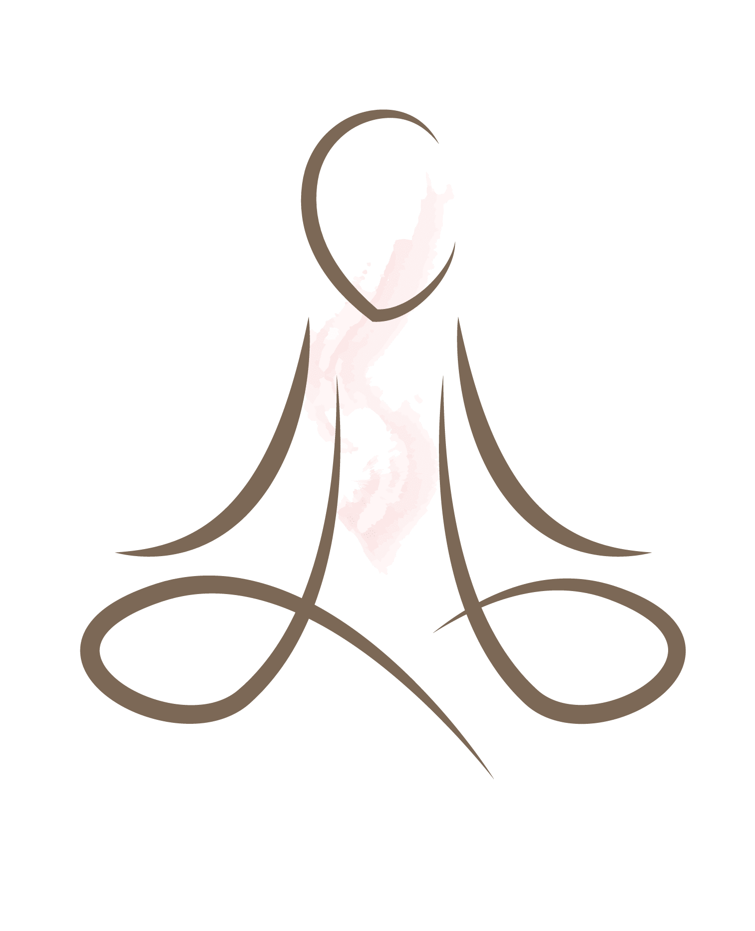 Logo de Sophie Varaine Sophrologue – symbole de sérénité et d’équilibre, silhouette méditative et vague de conscience